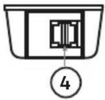 Simple line drawing of a container with a central internal structure and a numbered label '4' (no text or symbols beyond the number)