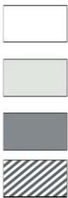 Four horizontal rectangular blocks with varying shades of gray and striped, arranged vertically (no text or symbols)