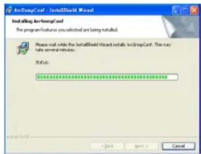 ArcSoupCard - InstallShield Wizard Installing ArcSoupCard The program features you selected are being installed. Please visit while the InstallShield Wizard install ArcSoupCard. This may take some minutes. Status: *.Status:*.Status:*.Status:*.Status:*.Status:*.Status:*.Status:*.Status:*.Status:*.Sta…