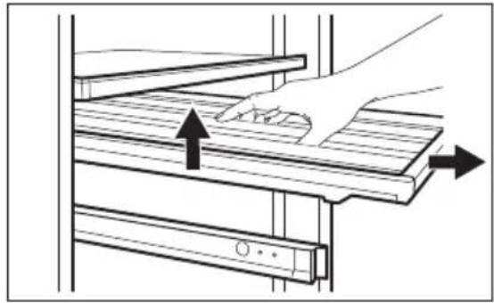 AEG NSW8S826GT - Rimozione e installazione dei ripiani - 1