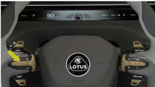 90° READY 410min 100% P TOUR LOTUS SPBAO DRIVE MODE 3s DRIVE MODE
