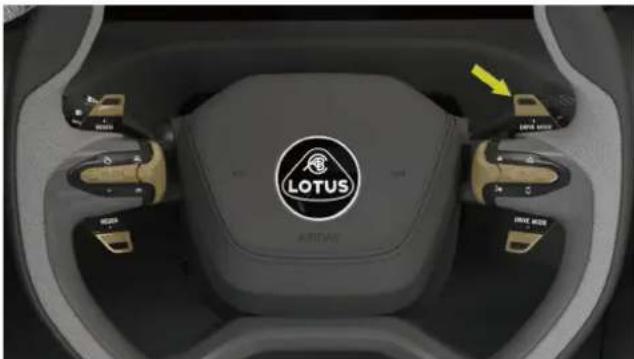 Lotus Eletre - Changement du mode conduite via la palette de mode conduite - 1