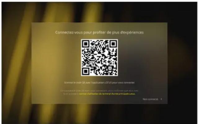 Connectez-vous pour profiter de plus d'expériences scrmet le code-fât avec l'applicatant à l'PLUS pour vous connecter é l'application-de-late : (à) pour vous connectant, vous confirmer que vous ont l'ou la croixure : (à) pour l'action de le terminal d'été-présicale Louis. Non connecté. >
