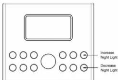 Increase Night Light Decrease Night Light