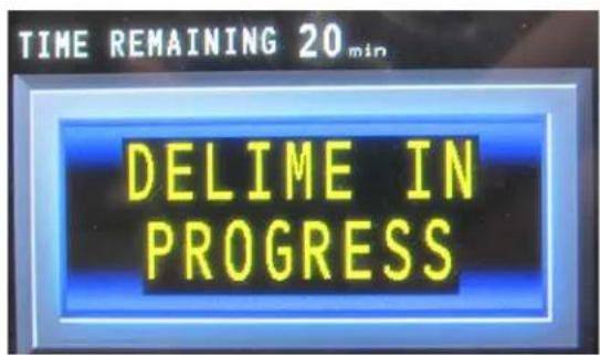 TIME REMAINING 20 min DELIME IN PROGRESS