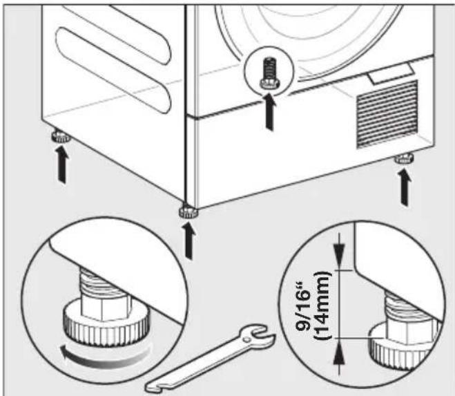 MIELE TEC648WP EcoSpeed - Välirakennussarjan kiinnitys - 2