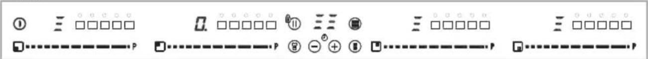 Scanned image of a software toolbar with icons and symbols, likely representing UI or layout controls.