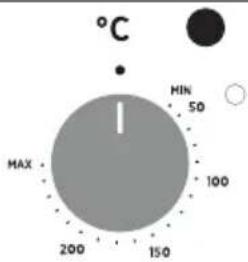 °C MIN 50 MAX 100 200 150
