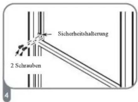 Sicherheitshalterung 2 Schrauben