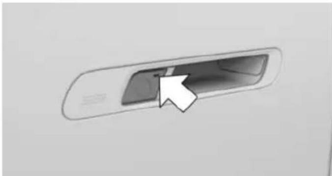 Close-up of a computer mouse cursor clicking the button (no text or symbols visible)