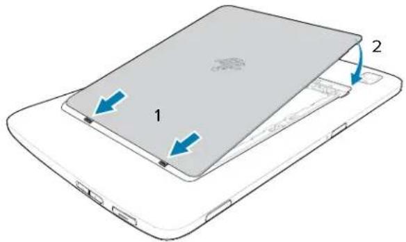 Xplore ET40 - Installation de la carte nano SIM - 9