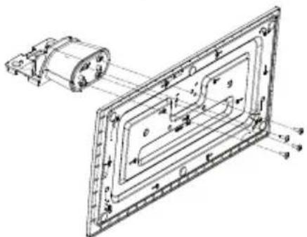 PANASONIC TB-55W60AEZ - Montage du socle - 1