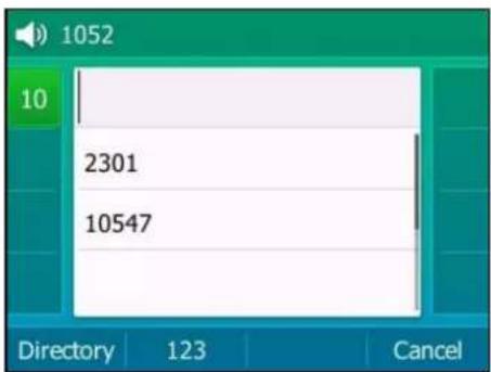 1052 10 2301 10547 Directory 123 Cancel