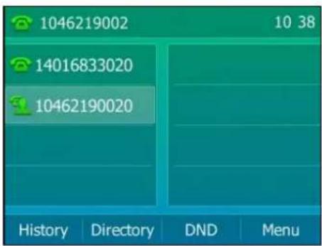 1046219002 10 38 14016833020 10462190020 History Directory DND期間 DND Menu