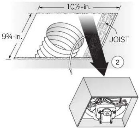 10½-in. 9¾-in. Joist ②