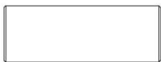 Empty rectangular frame with no text, numbers, or symbols inside