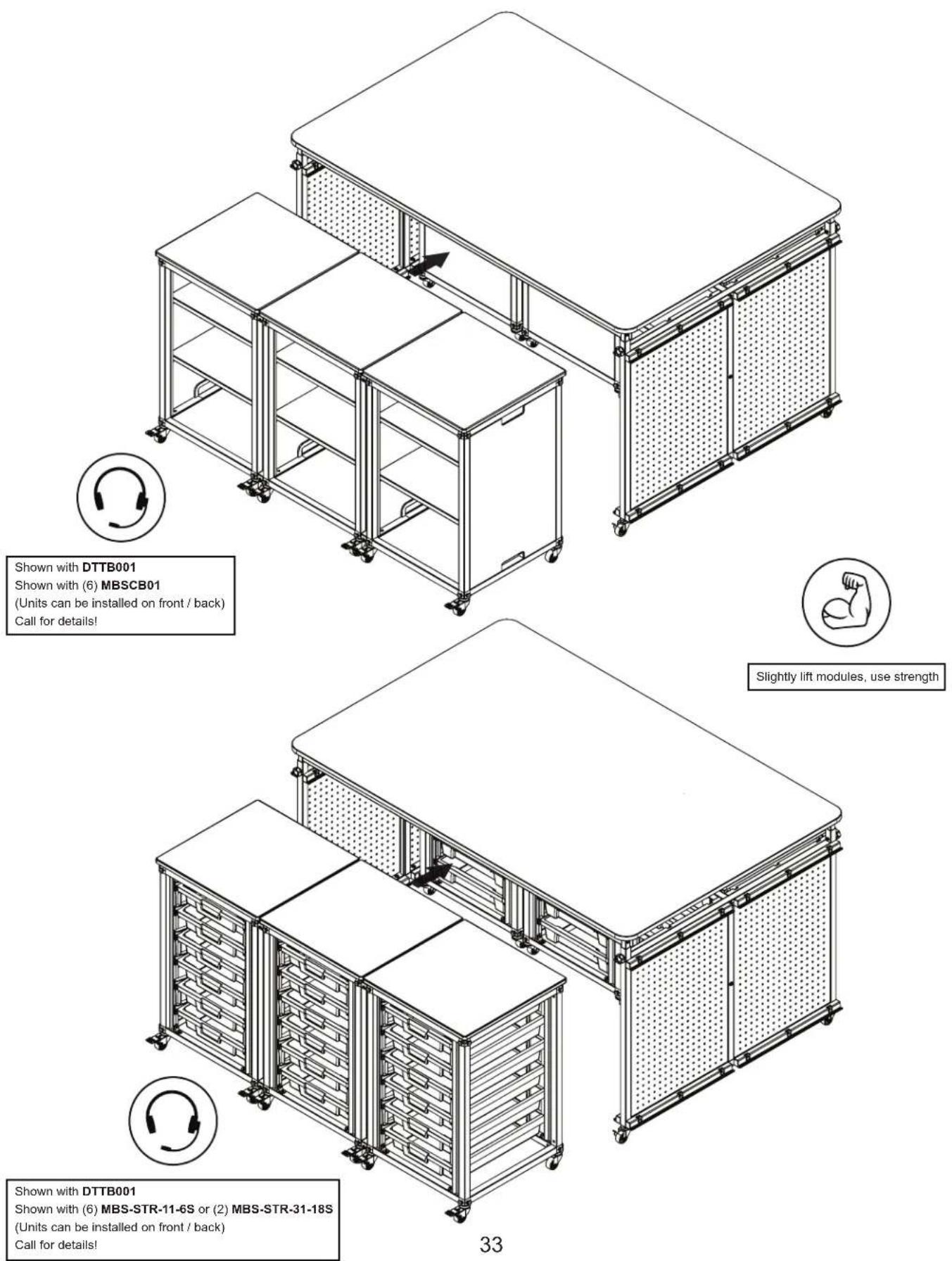 Luxor MBSCB05 - ADDITIONAL PRODUCTS TO PURCHASE - 1