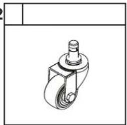 Technical line drawing of a mechanical component with a wheel and cylindrical head (no text or symbols)