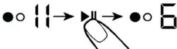 Diagram showing electrical symbols and a numbered component, possibly indicating a relay or connector.