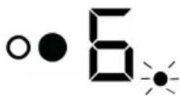BEKO HII 72505 TBO - Setting the timer to turn one cooking zone off: - 6
