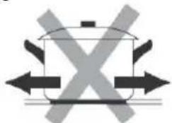 Diagram of a container with crossed X-shaped arrows indicating pressure or flow (no text or symbols)