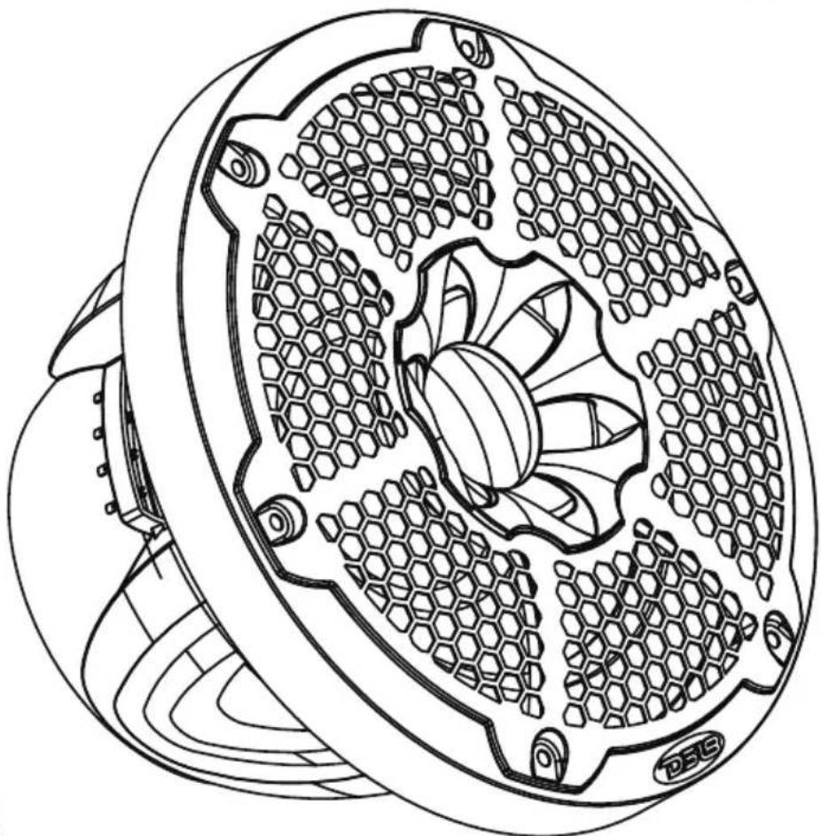 Technical line drawing of a mechanical fan or impeller component with hexagonal mesh pattern (no text or symbols)