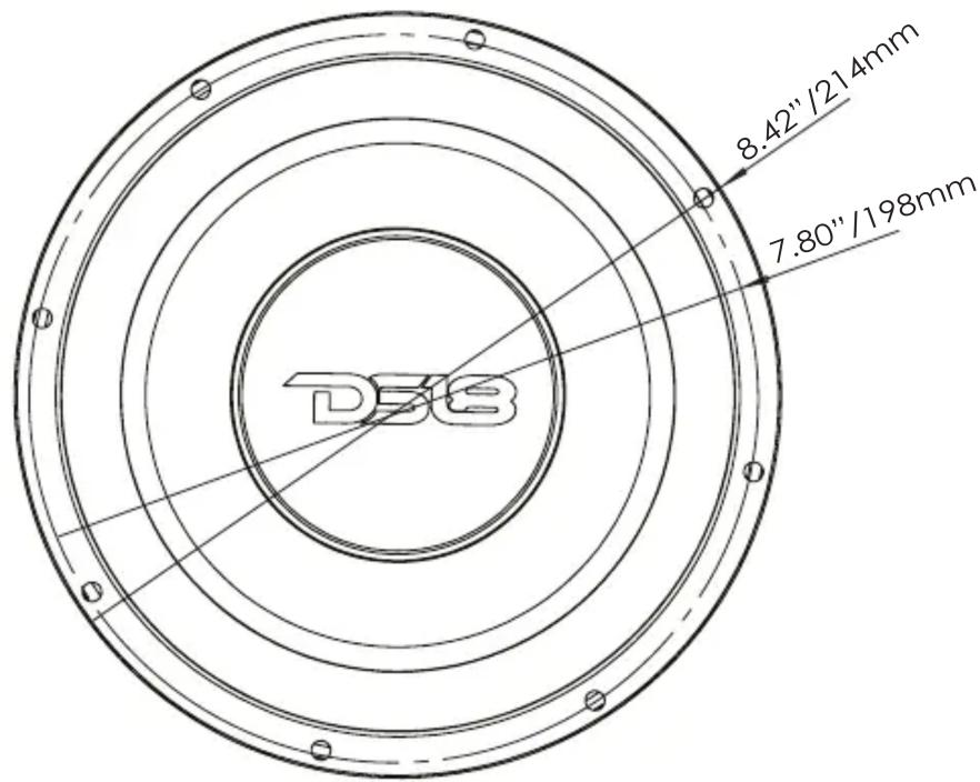 8.42"/214mm 7.80"/198mm DS3