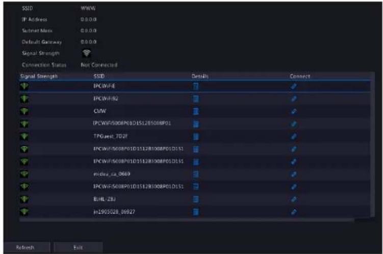 SSD WWW IP Address 0.0.0.0 Subnet Mask 0.0.0.0 Default Gateway 0.0.0.0 Signal Strength Connection Status Not Connected Signal Strength SSD Details Connect IPCWIFE IPCWIF92 CMW IPCWIF5008P01D1512B5008P01 TPGuest_702F IPCWIF5008P01D1512B1008P01D151 IPCWIF5008P01D1512B1008P01D151 midday_zx_0669 IPCWIF5…