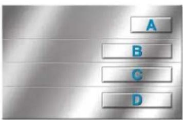 A B C D