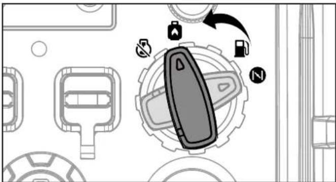 Diagram showing a car interior with labeled parts and directional arrows indicating movement or flow.