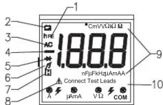 Uni-T UT58C - Functional Buttons - 1