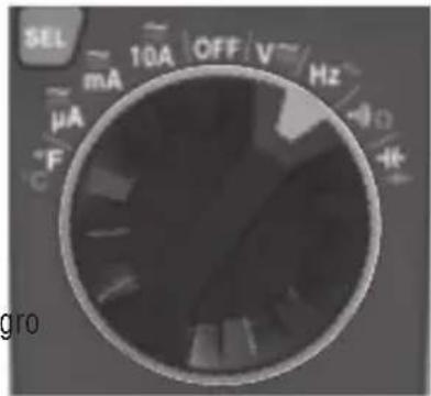 SEL ~ 10A OFF V ~ Hz ~ mA μA °C +D +F +G gro