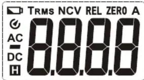 TRMS NCV REL ZERO A AC DC H