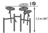 ROLAND MDS-4KVX - WARNING: Caution during setup - 2