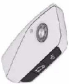 Illustration of a white rectangular device with a circular button and a black base (no text or symbols visible)