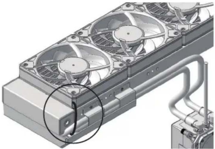 Lian Li HydroShift LCD 360R - Tube Organizing/水管管理/Organisation des tubes - 11