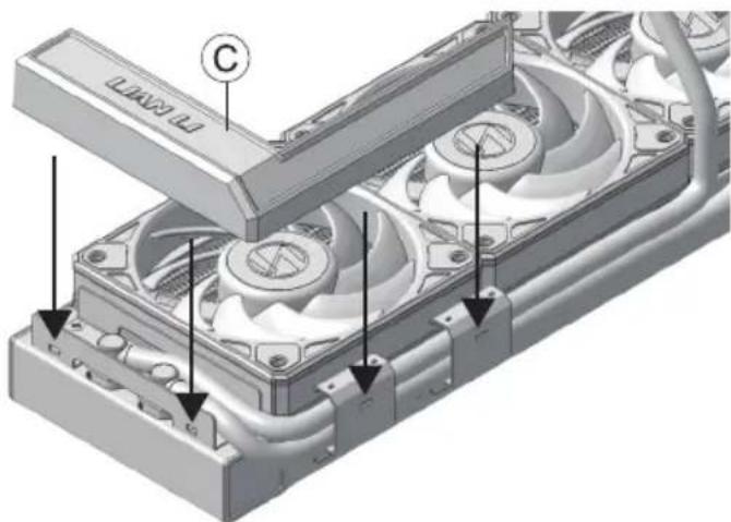 Lian Li HydroShift LCD 360R - Tube Organizing/水管管理/Organisation des tubes - 10