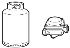 SMEG PGF95SA - Nestekaasun liitäntä - 1