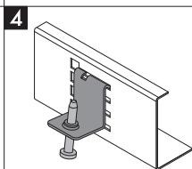 SMEG PGF95SA - Fixation à la structure de support : modèle à encastrement traditionnel - 7