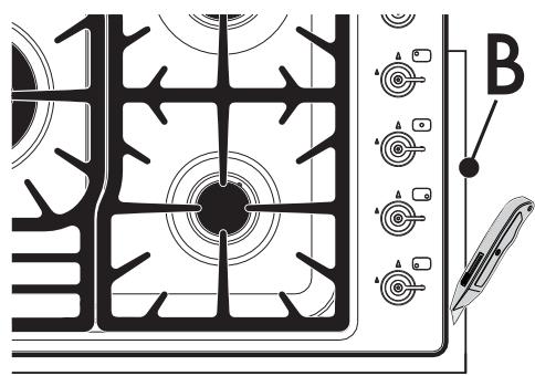 SMEG PGF95SA - Fixação à estrutura de suporte: modelo de encaixe tradicional - 9