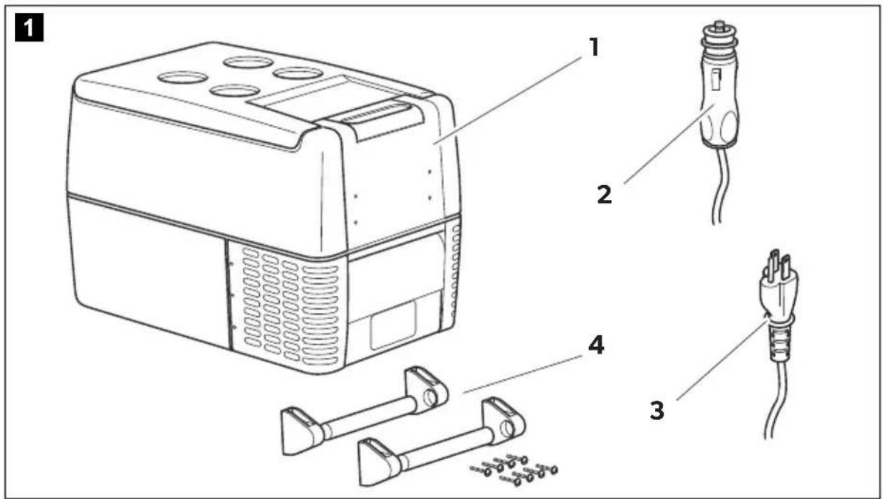 DOMETIC CF25 - Geleira com compressor - 1
