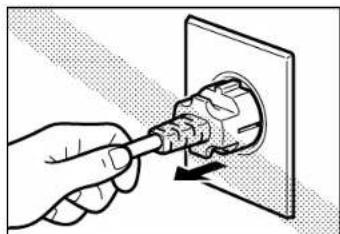 Hand inserting a plug into an electrical outlet (no text or symbols visible)