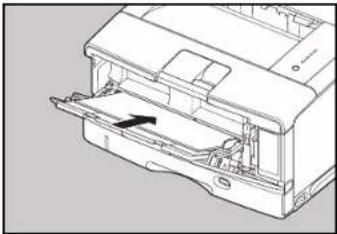 Technical line drawing of a printer or printer with an arrow indicating a component (no text or symbols present)