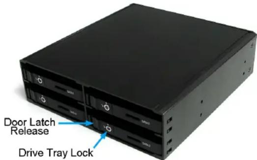 StarTech.com SATSAS425BK - Fond de Panier 5.25" - 1