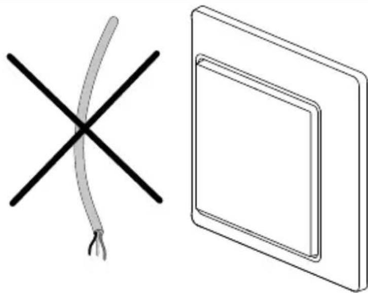 Pure electrical circuit lines without any symbols