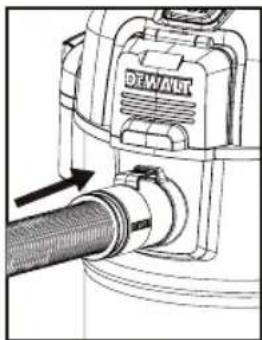 Technical diagram of a DFWAVT industrial machine with a coiled pipe and valve (no text or symbols)