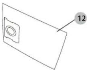 Simple line drawing of a rectangular plate with a circular hole and a numbered label '12' (no text or symbols beyond the number)