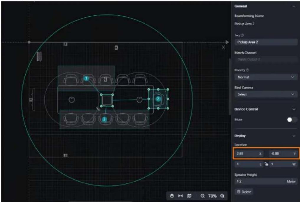 Yealink CM50 - Move and Resize the Pickup Area - 1