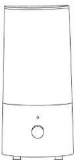 Simple line drawing of a cylindrical water heater with a circular vent and base (no text or symbols)