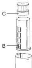 Plus More MO-HF020 - 噴出口のパーツの取付方法 - 3